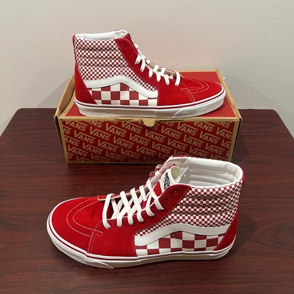 Vans, SK8 Hi, VN0A38GEVK5, Mix Checker - Picture 2 of 12